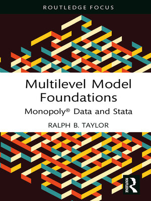 cover image of Multilevel Model Foundations
